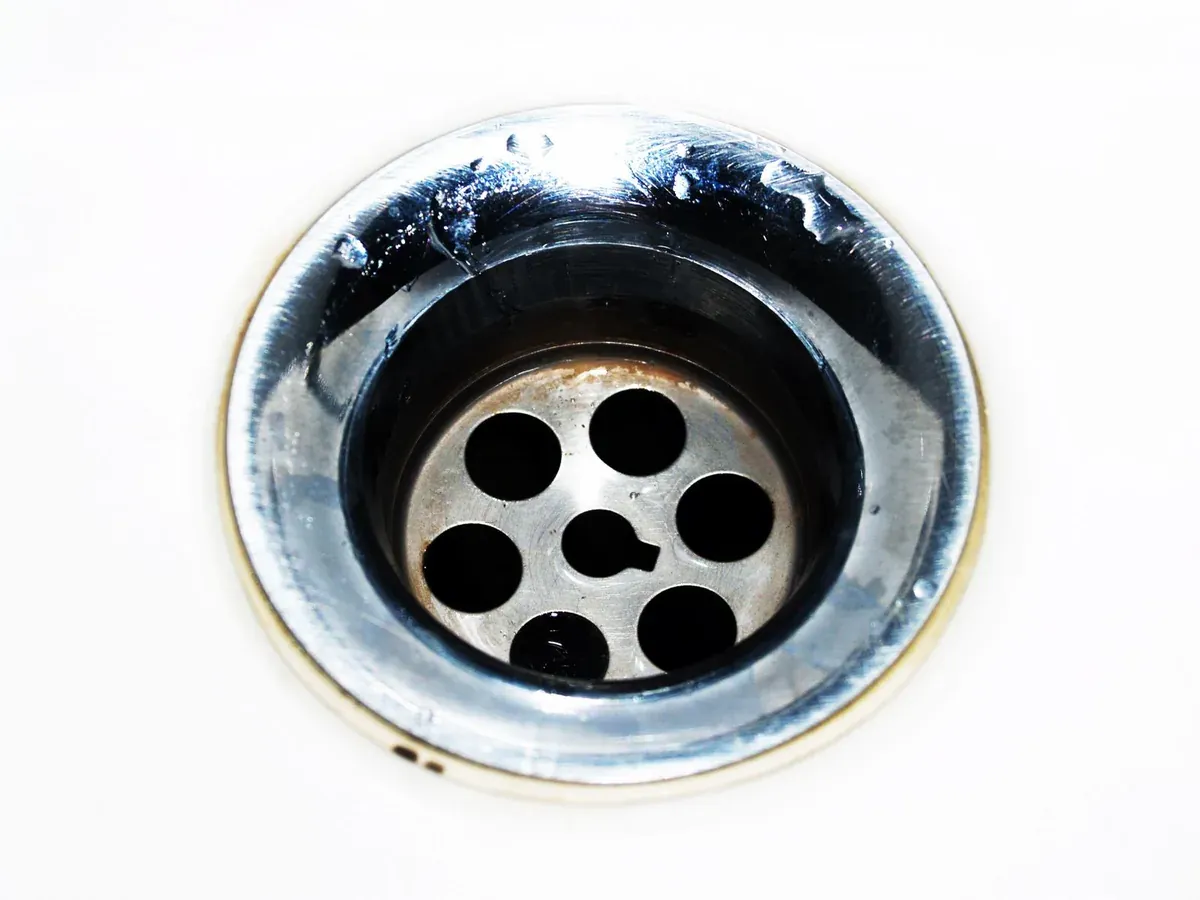 Blocked sink drain before drain cleaning in a Bothell home